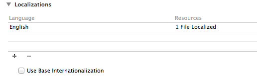 Base Internationalization Setting