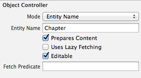 CoreDataBindingsObjectController