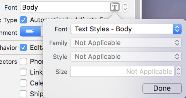 TextViewFontPopover